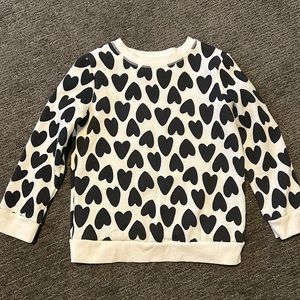 Cat & Jack heart sweatshirt